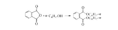 鄰苯二甲酸酯化反應(yīng)圖