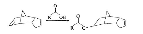 烯烴與酸的酯化反應