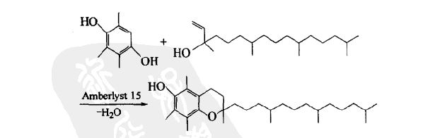 amberlyst15催化三甲基對苯二酚與異葉綠醇反應(yīng)合成維生素E